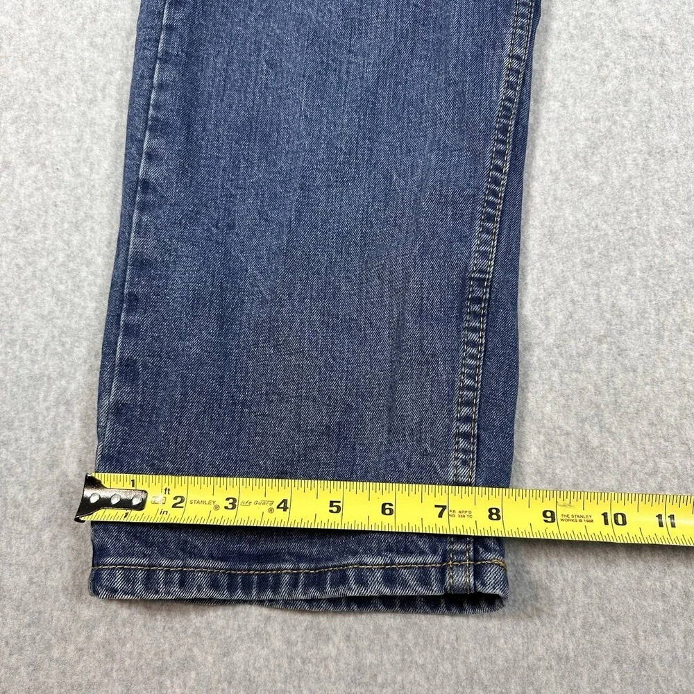 Levi's 505 Denim Jeans Men's 38x30 Straight Fit High Rise Blue Medium Wash